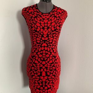 Jacquard body-con dress